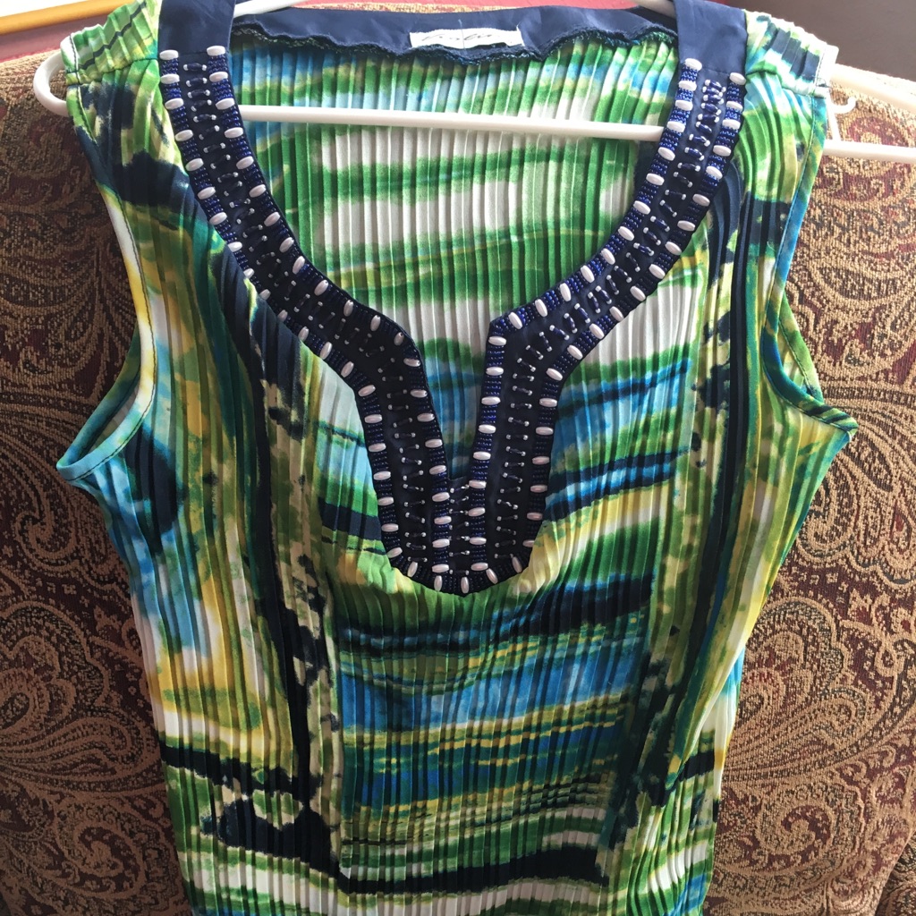 Gorgeous Beaded Top Nwot
